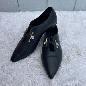 ↳ Nine West Vintage Navy Flats Sz. 7 1/2 7.5 (2E-O)